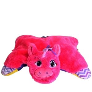 🎁 flip a zoo plush Sparkle Unicorn Yorkie Dog Filp N Play All Age Multicolor.